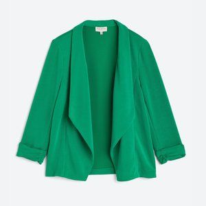 Skies Are Blue Kelly Green Open Blazer from Stitch Fix